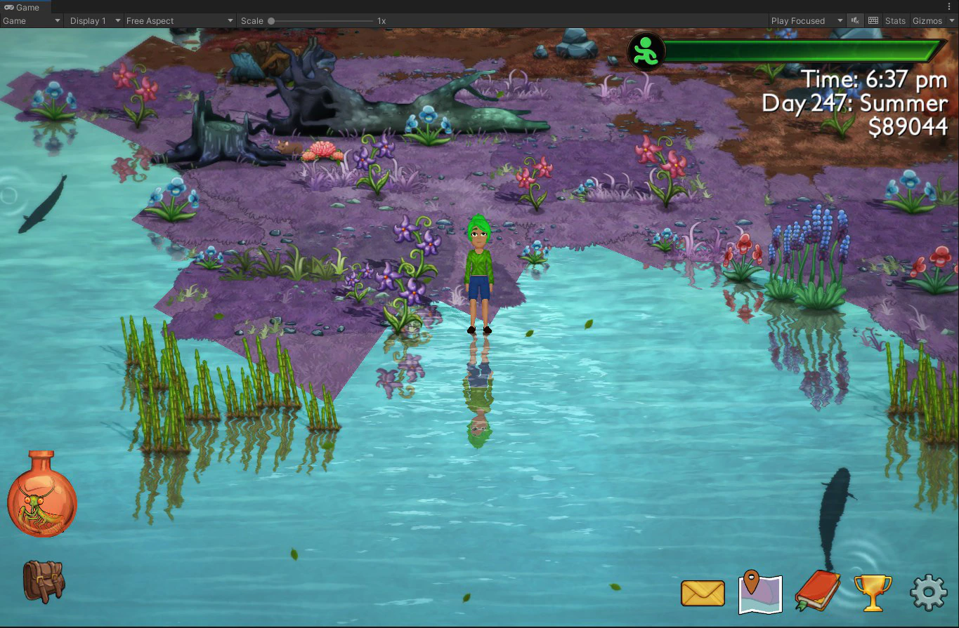 We&rsquo;ve now combined the reflections with the specular highlight, and the inherent color of the water.